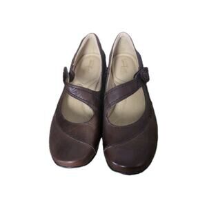Mary Jane's Brown Leather Strictly Comfort Sz 10 Boho, Teachercore, Academia